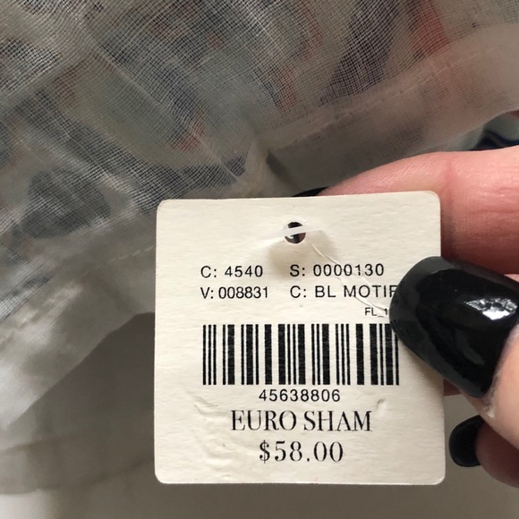 Anthropologie Santorini euro sham - Picture 8 of 8